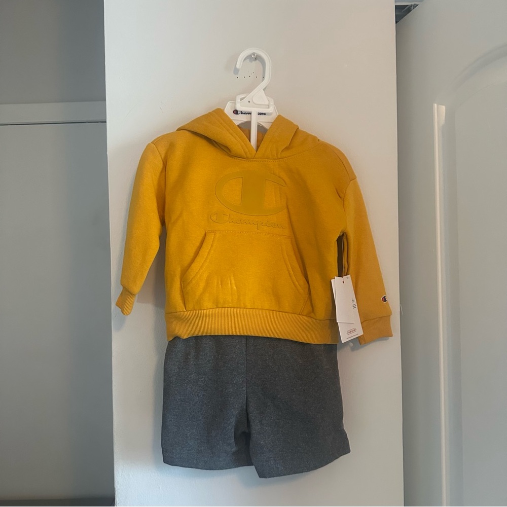Champion Hoodie & Shorts Size 18 Months